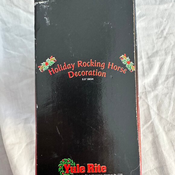 Holiday Rocking Horse Decoration - Picture 4 of 5